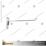 GANCHERA METALICA CROMADA ESPIGA 15 CM SISTEMA MALLA