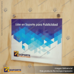 PORTA GRAFICA ACRILICO A4 (21*29.7 CMS) FORMATO MURO HORIZONTAL 1.7 MM (C12)