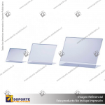 PORTA GRAFICA ACRILICO A6 (10.5*14.8 CMS) FORMATO L HORIZONTAL 1.7 MM (C200)