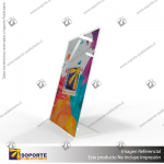 PORTA GRAFICA ACRILICO A6 (10.5*14.8 CMS) FORMATO L VERTICAL 1.7 MM (C50)